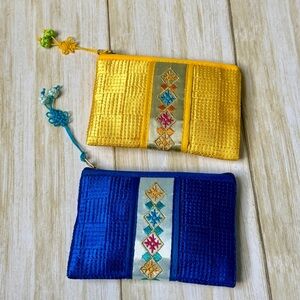 Korean Colorful Embroidered Coin/Card pouch